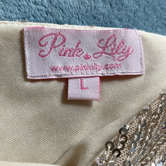 Pink Lily Meet me downtown Sequin Tank - Picture 3 of 4